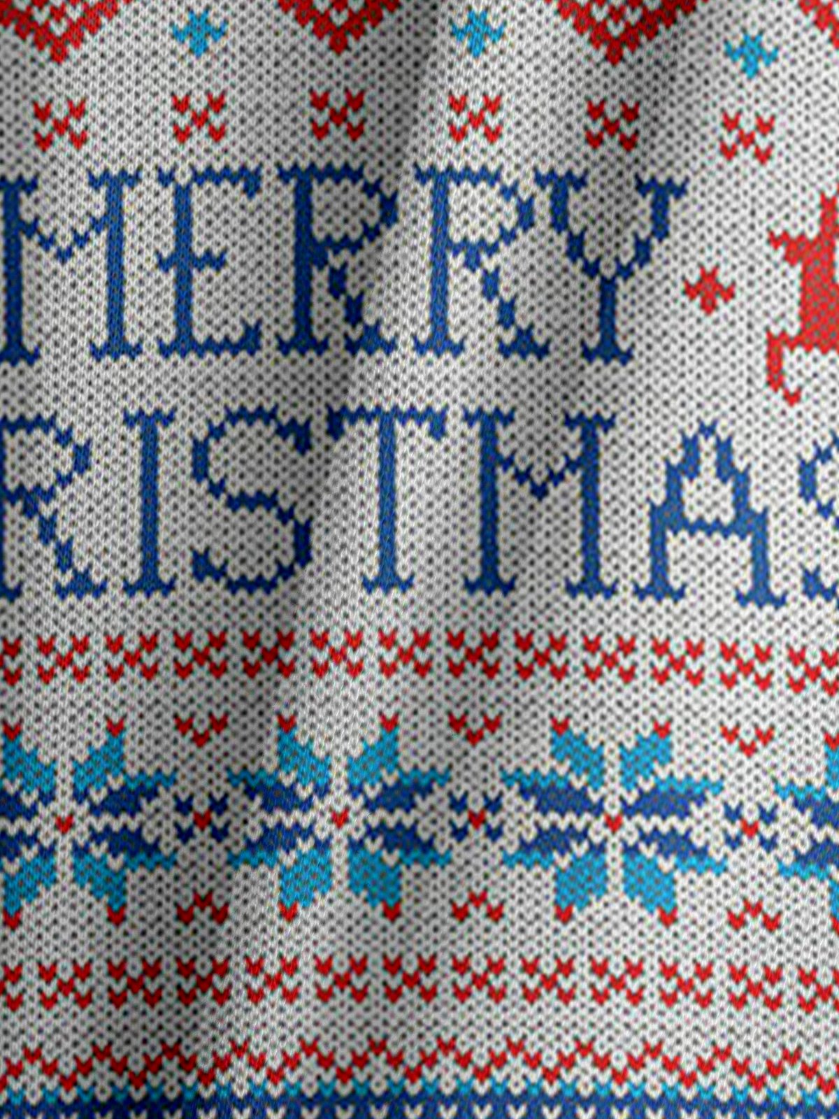 Christmas Fair Isle Casual Hoodie