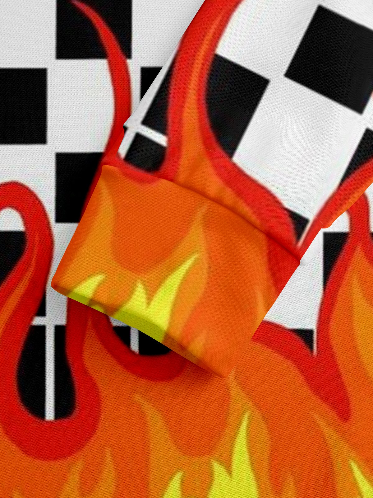 Geometric Flame Casual Hoodie
