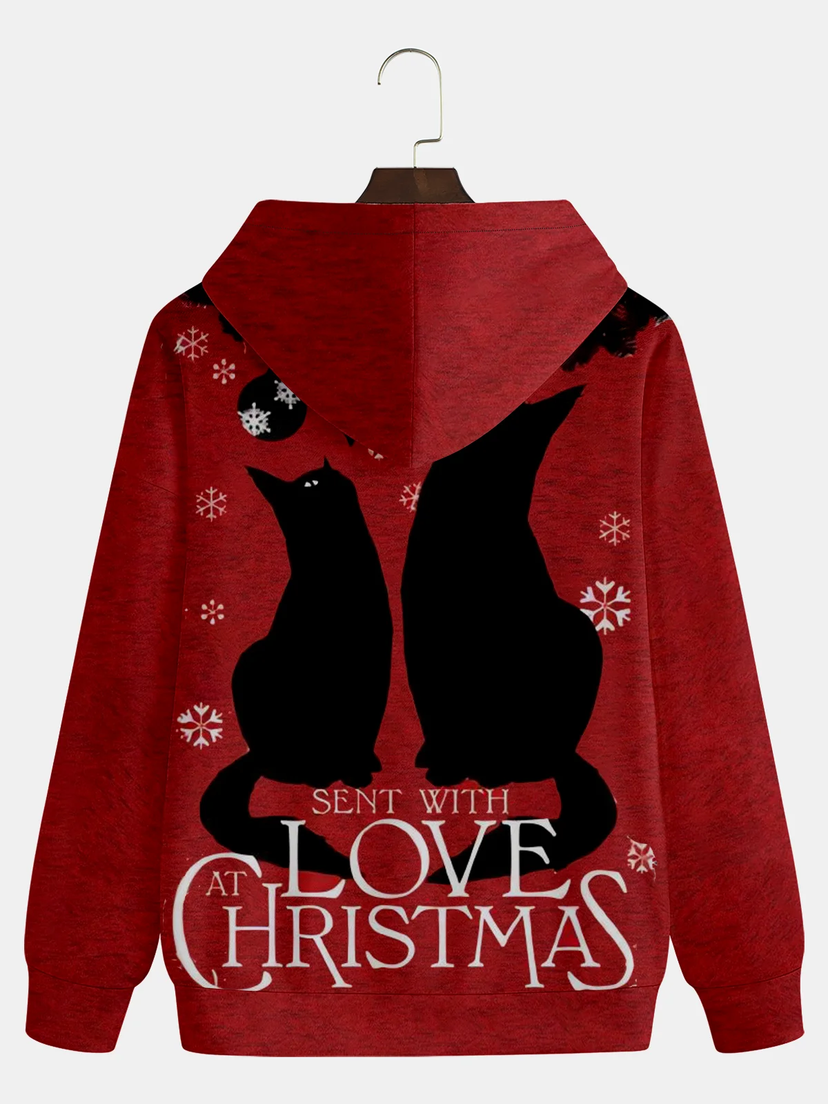 Christmas Cat Casual Hoodie