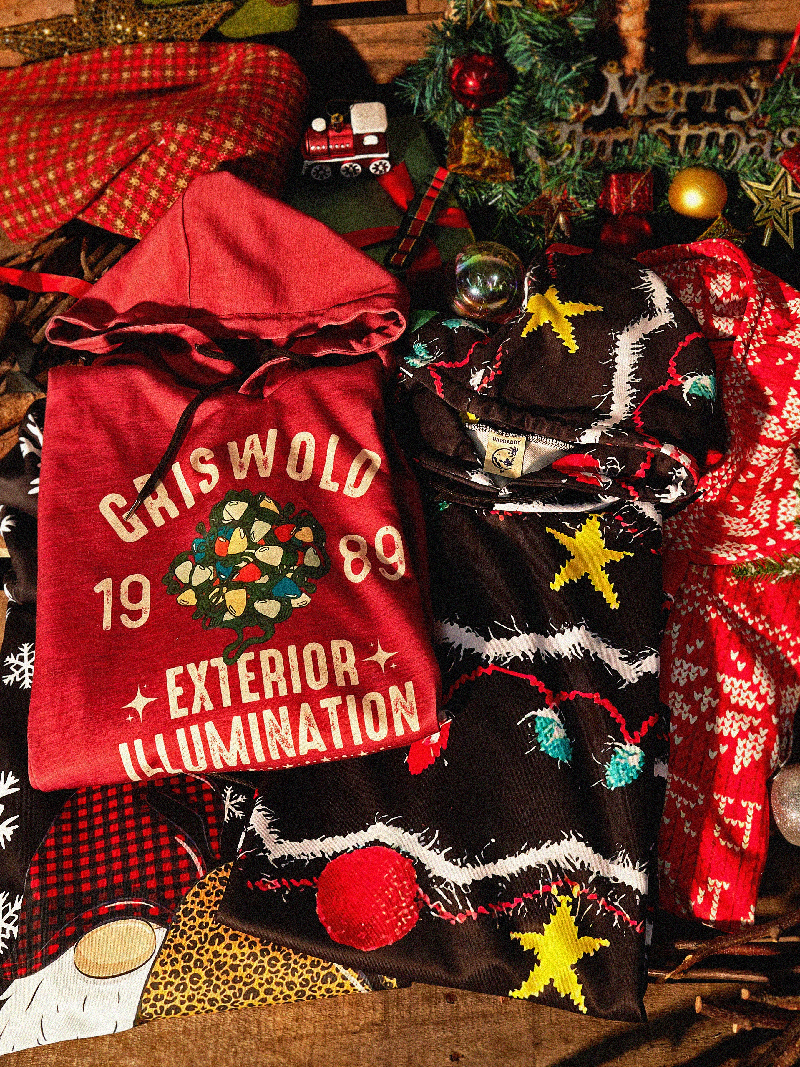 Christmas Text Letters Hoodie Sweatshirt