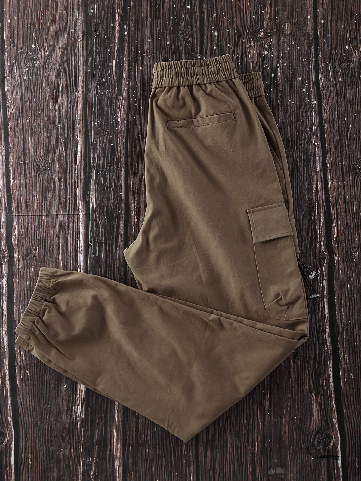 Cotton-Blend Casual Pants