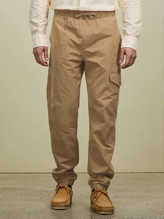 Casual Plain Summer Regular Fit Polyester fibre Cargo pants H-Line Regular Regular Size Casual Pants for Men
