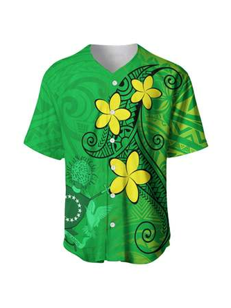 Floral Short Sleeve Baseball Shirt
