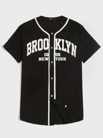 Brooklyn Short Sleeve Baseball Shirt