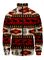 Native Print Long Sleeve Stand Collar Jackets