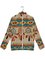 Dreamcatcher Print Long Sleeve Zipper Fleece Jacket