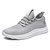 Men Mesh Fabric Breathable Lace-up Sport Casual Running Shoes