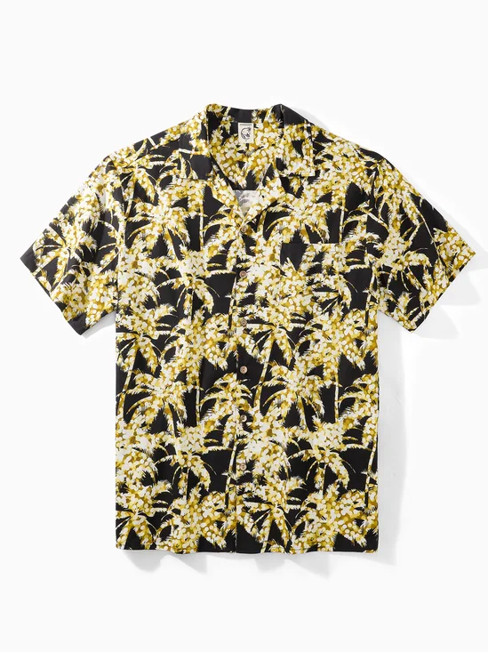 Hardaddy® Cotton Palm Tree Aloha Shirt