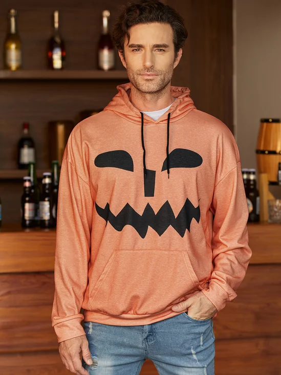 Halloween Pumpkin Ghost Hoodie Sweatshirt