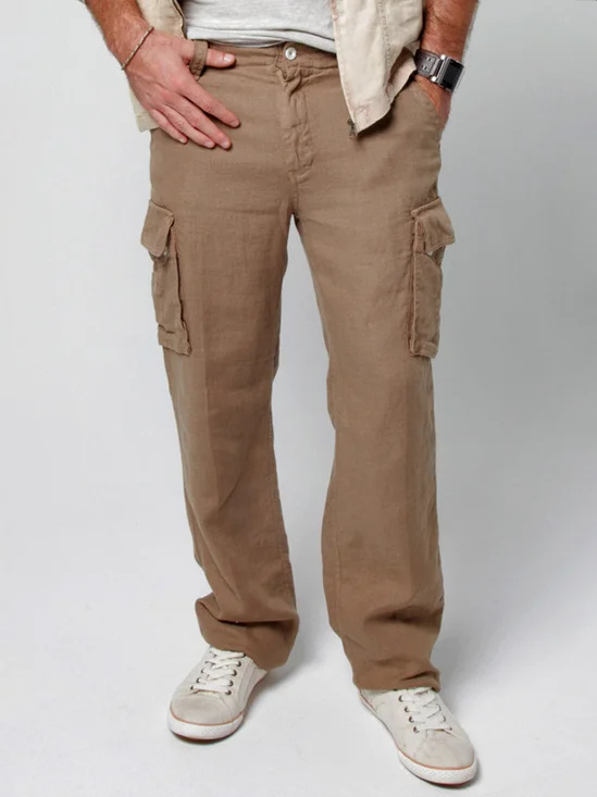 Cotton Mid waist Cargo Pants