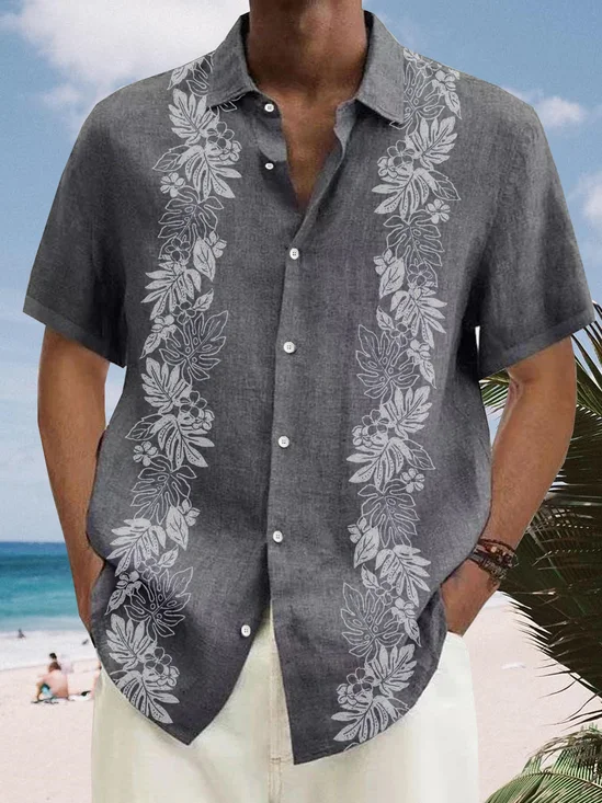 Plants Short Sleeve Bowling Shirt