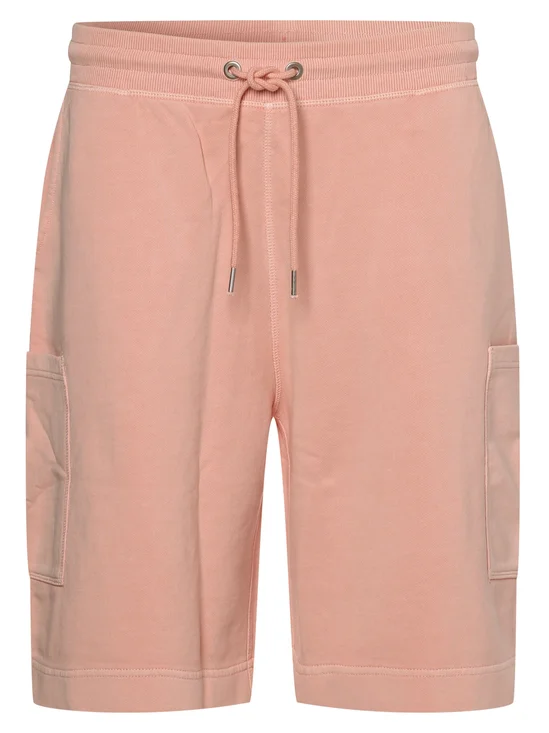 Plain Elastic-Waist Sweatshorts