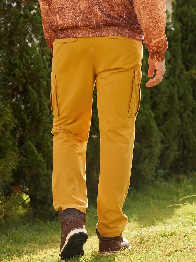 Cotton Multi-pocket Cargo Casual Trousers