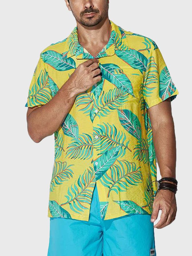 mens short sleeve beach shirts