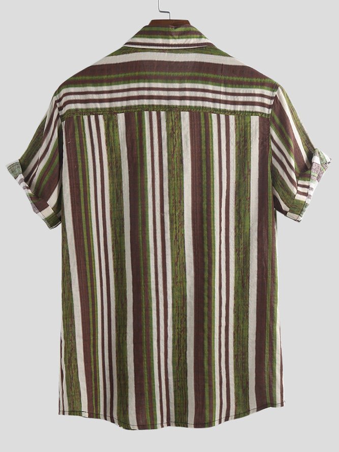 Men's Cotton Basic Printed Shirts