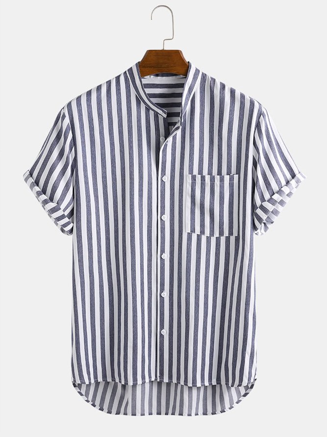 striped red shirt mens