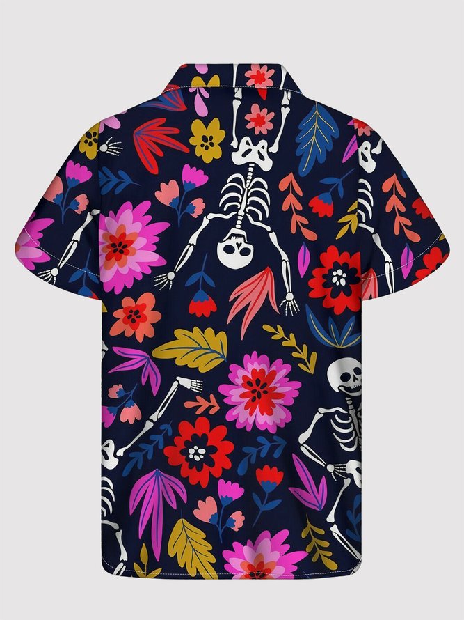 Men's Black Shirt Collar Statement Shirts hawalili