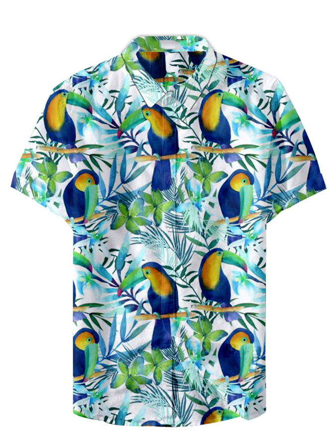 Beach Shirt Collar Shirts