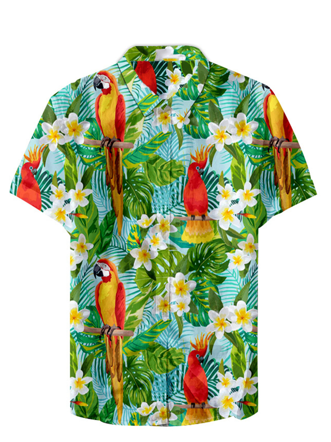 Beach Shirt Collar Shirts