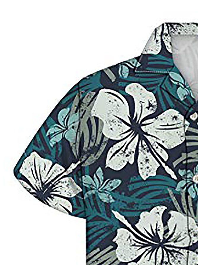 Men's Casual Printed Floral Shirts