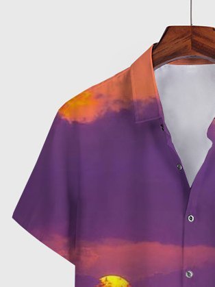 Square Neck Cotton-Blend Shirt