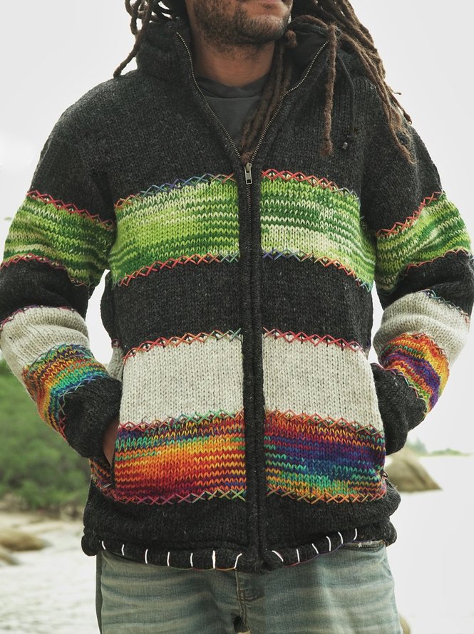 Color-Block Colorblock Sweater