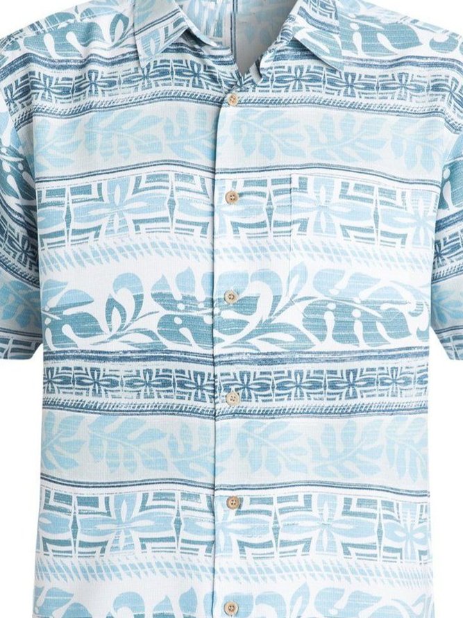 Shirt Collar Printed Vintage Hawaiian Shirt