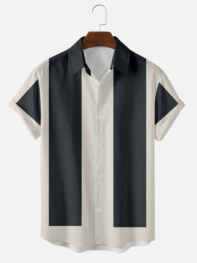 Men's Shirt Collar Abstract Printed Shirts | hawalili