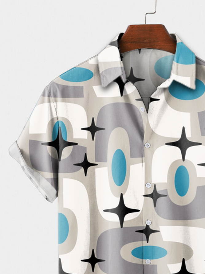 Geometric Casual Shirts & Tops
