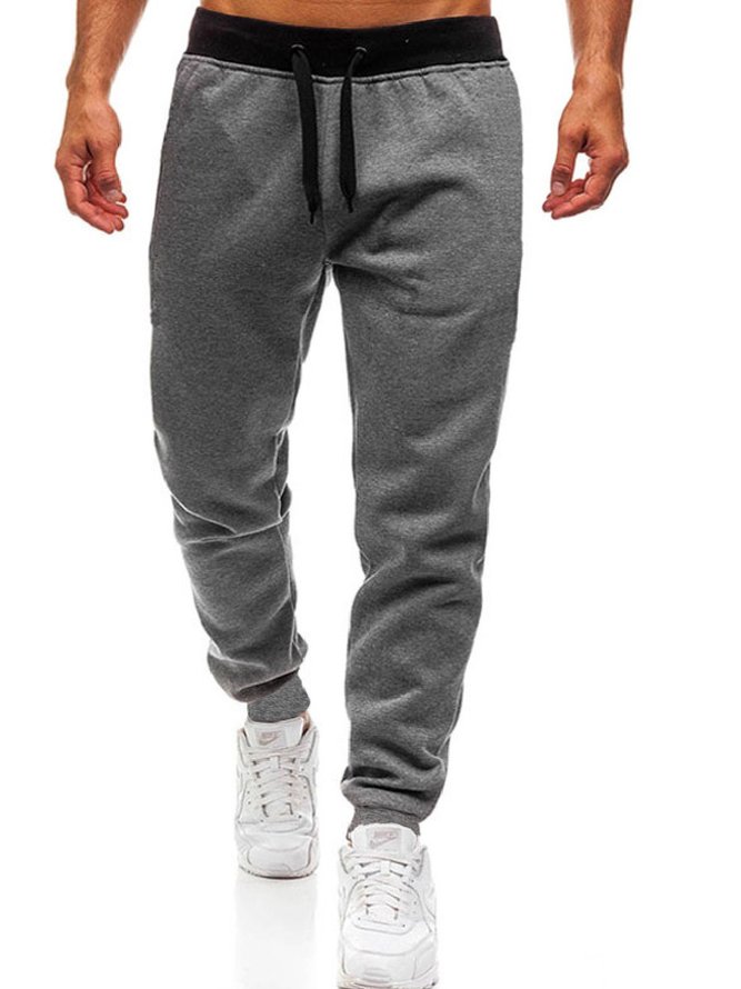 Casual Solid Sports Pants