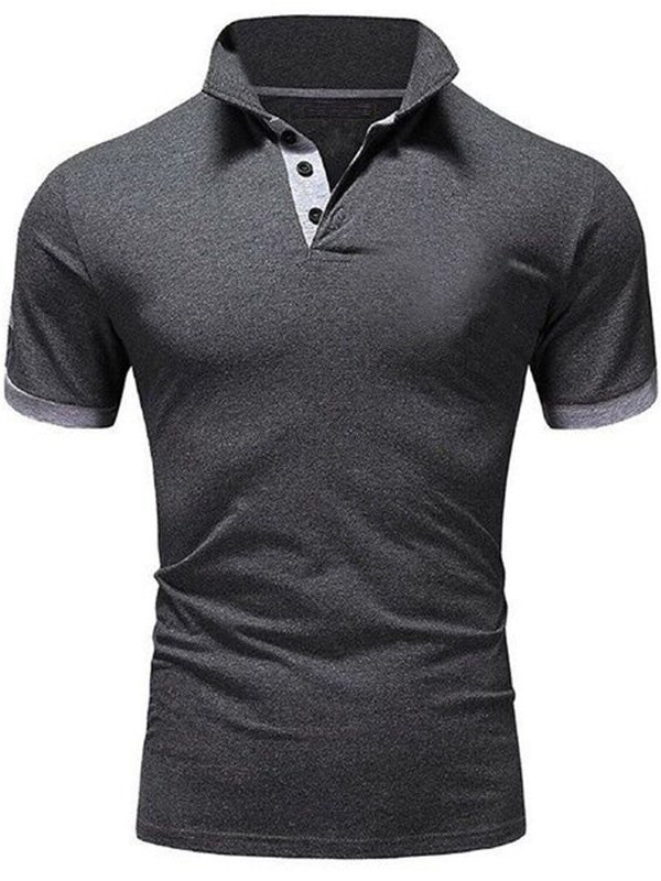 Short Sleeve Turn-Down Collar Casual Shirts