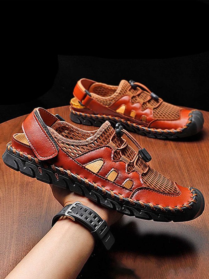 Outdoor Mesh Breathable Velcro Upstream Shoes