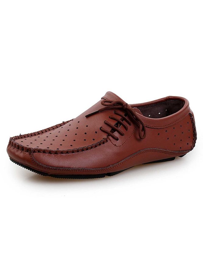 Lace-up Set Foot Breathable Business Casual Men's Shoes