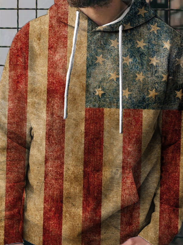 Usa/Us/American Long Sleeve Casual Sweatshirt