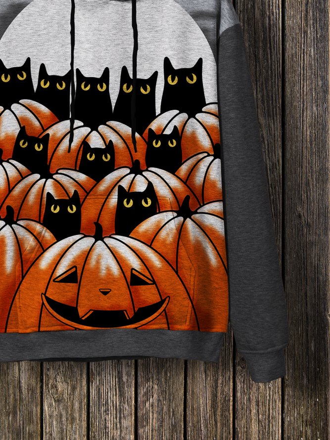Halloween Geometric Sweatshirt