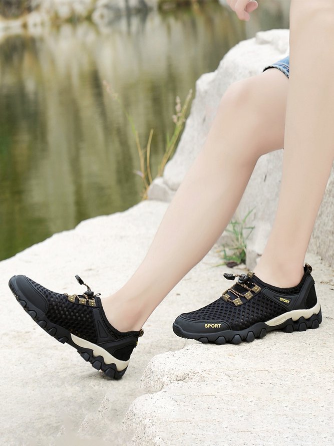 Casual Spliced Mesh Breathable Sneakers