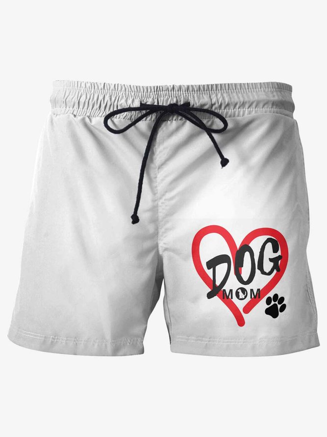 Mother's Day Men's Beach Shorts