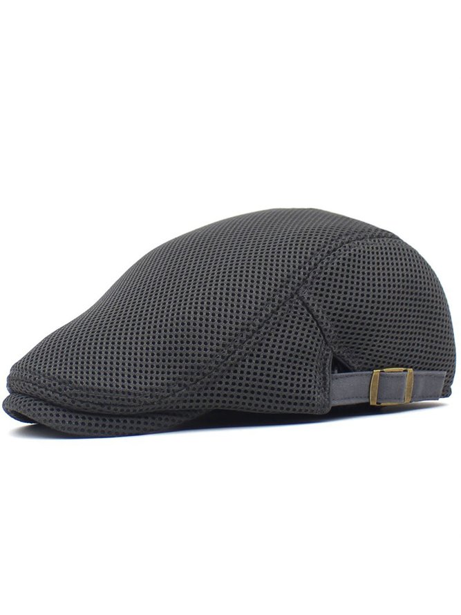 Side view of Hawalili Khaki Men Hats &amp;scarves&amp;gloves Cotton All Season Outdoor Men Hats &amp;scarves&amp;gloves