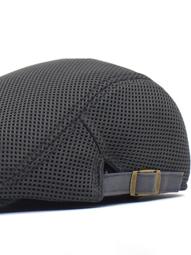 Side view of Hawalili Khaki Men Hats &amp;scarves&amp;gloves Cotton All Season Outdoor Men Hats &amp;scarves&amp;gloves