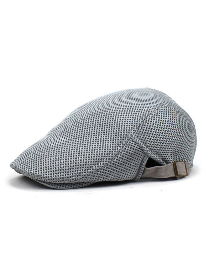 Side view of Hawalili Khaki Men Hats &amp;scarves&amp;gloves Cotton All Season Outdoor Men Hats &amp;scarves&amp;gloves