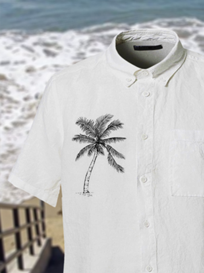 Coconut Short Sleeve Casual Shirt