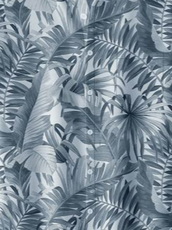 Tropical Plants Chest Pocket Short Sleeve Aloha Shirt