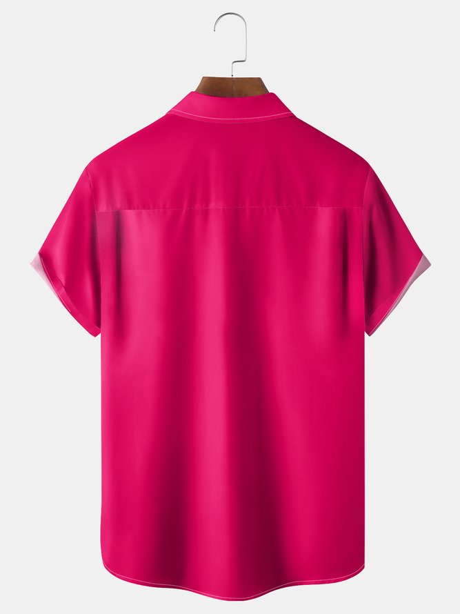 Gromes Chest Pocket Short Sleeve Casual Shirt