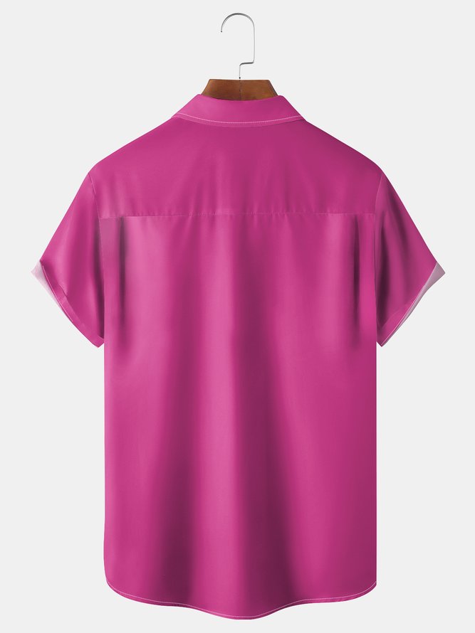 Toco Toucan Chest Pocket Short Sleeve Hawaiian Shirt