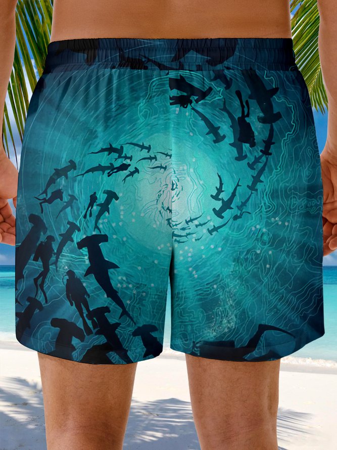 Manta Drawstring Beach Shorts