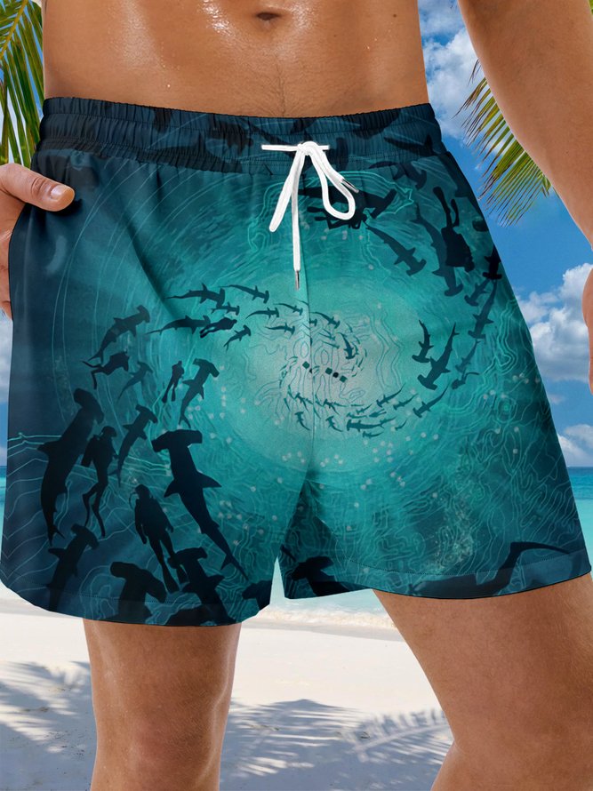 Manta Drawstring Beach Shorts