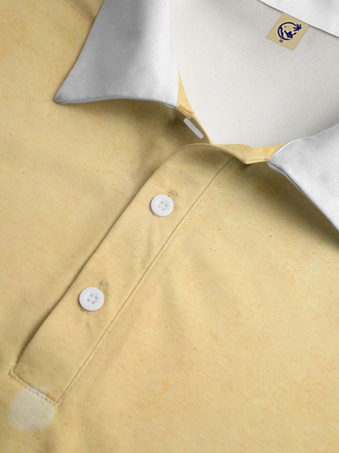 Western Cowboy Button Short Sleeve Polo Shirt