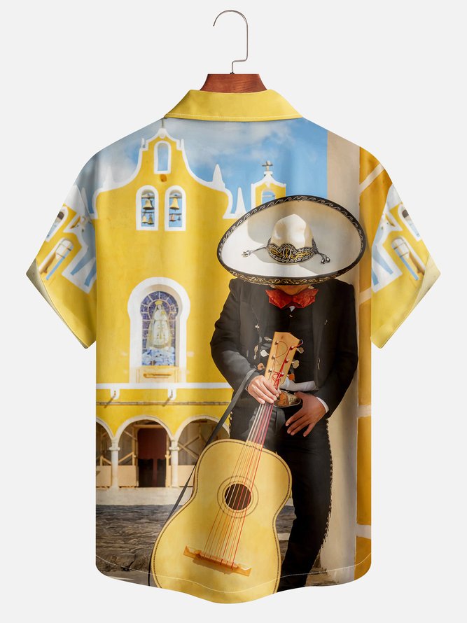 Mexican Festival Short Sleeve Resort Shirt