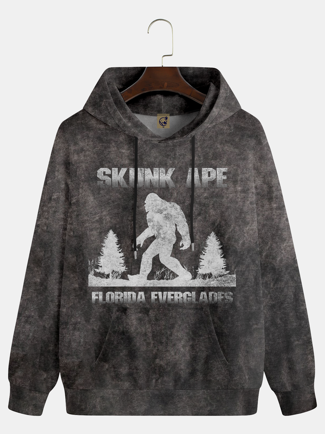 Casual Animal Autumn Hoodie Loose Regular H-Line Regular Medium Elasticity Sweatshirts for Men-image-16162413