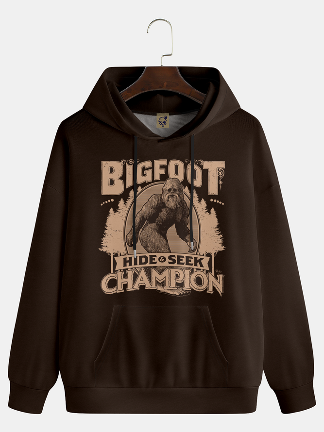 Casual Animal Autumn Hoodie Loose Regular H-Line Regular Medium Elasticity Hoodies for Men-image-16719952